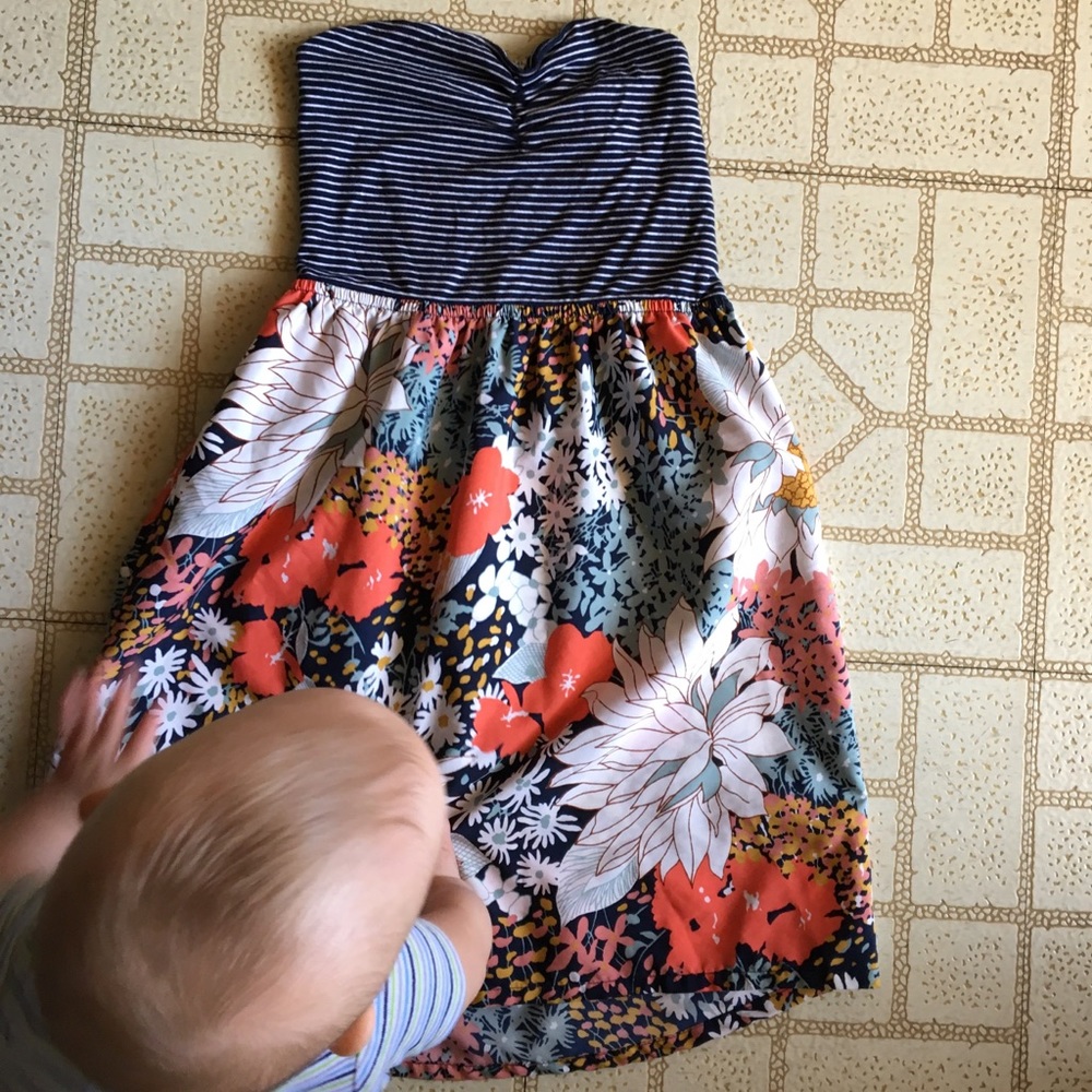 Roxy strapless blouse
